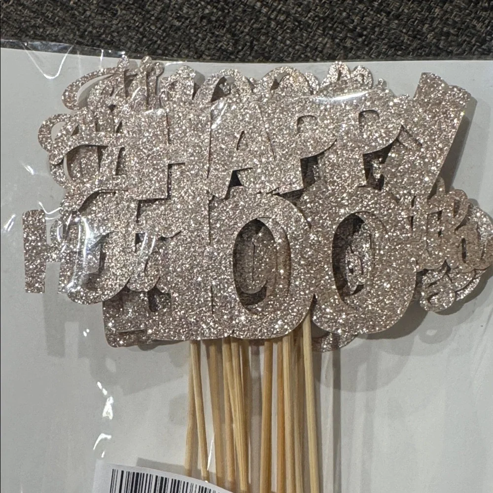 Happy 100th Cake Toppers (1925!) - Rose Gold